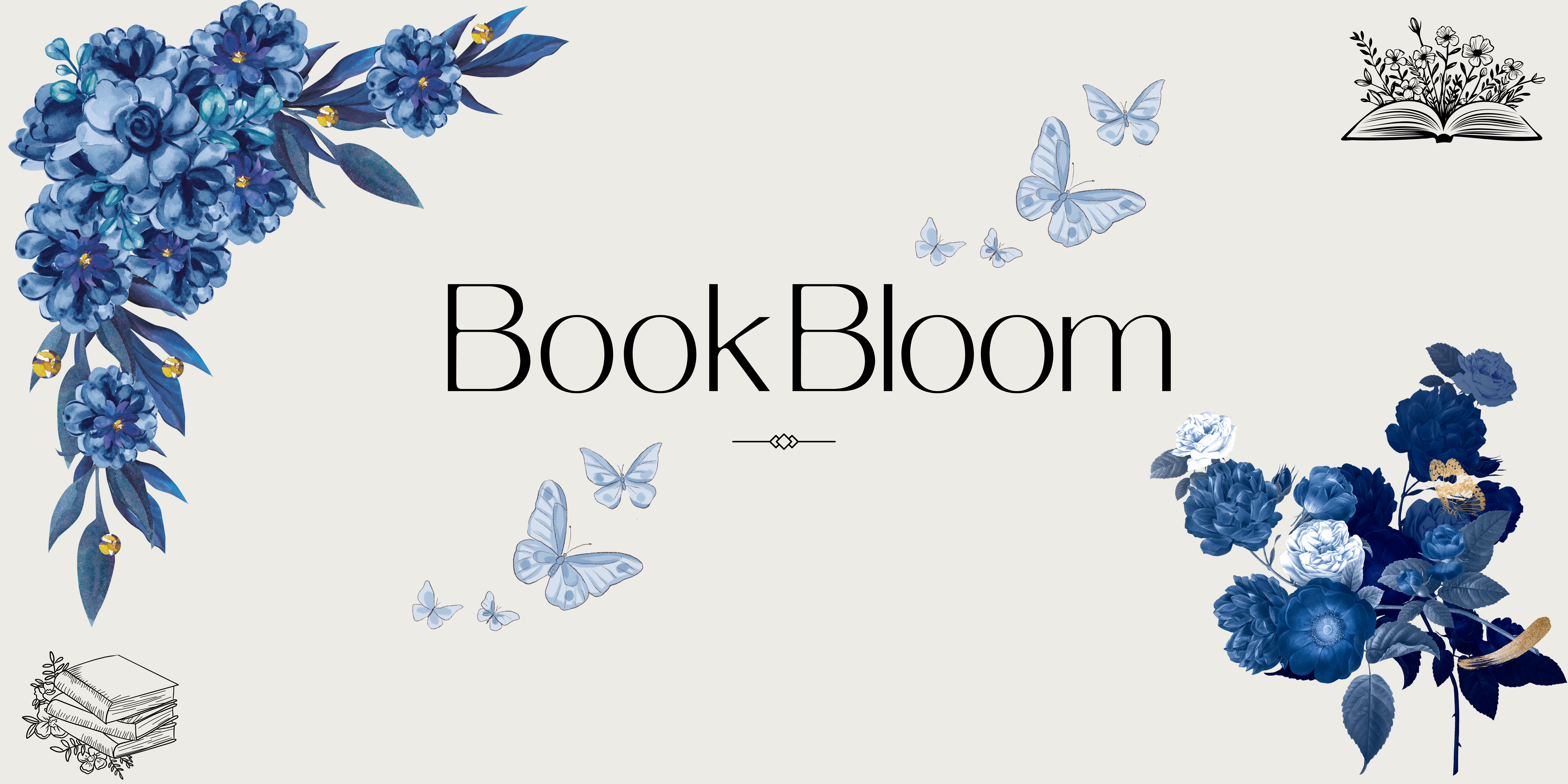 BookBloom website banner